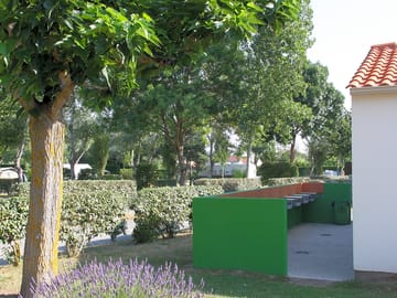 Community barbecue area