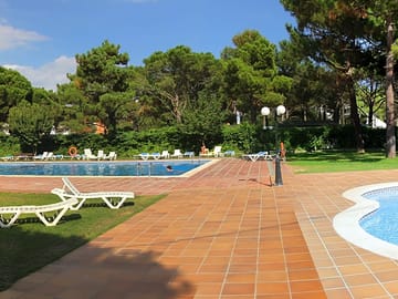 Panoramic view of the swimming pool