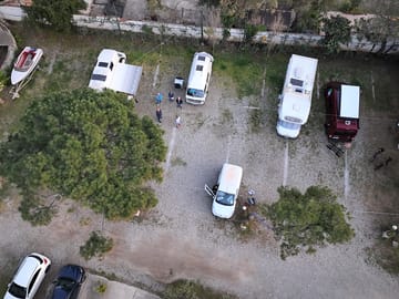 Aerial view of the pitches