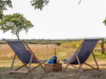 Deckchairs with a view