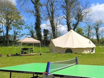 You can have use of the table tennis table during your stay