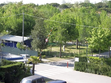 Looking over the site and the pitches