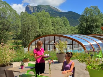 Panoramic terrace and indoor swimming pool