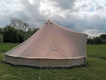 Bell tent exterior