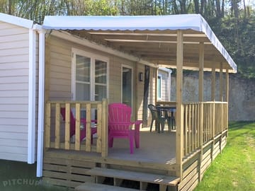 Decked terrace