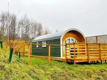Each pod has private decking