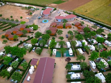 Aerial view of the park