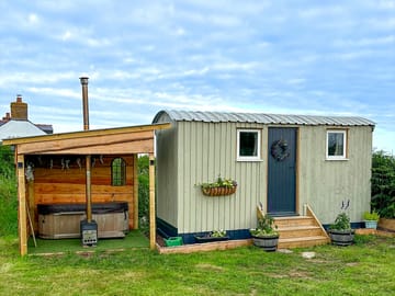 Shepherd's hut exterior