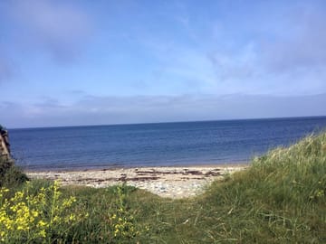 The beach close by