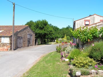 Road leading to the site