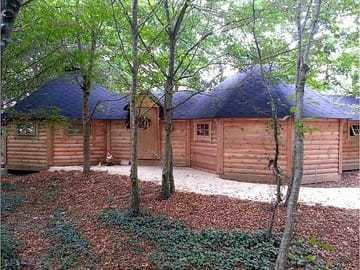 Lodges among the trees