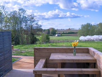 View from the pods