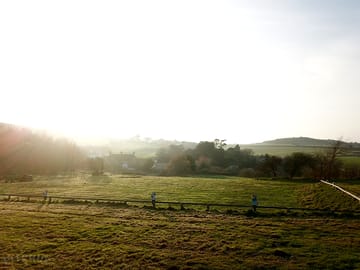 View from the camping field