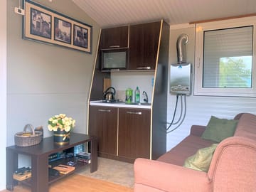 Living room and kitchen