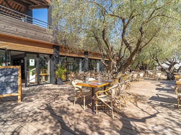Terrace at the restaurant