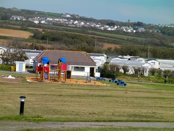 Camping field and children's play area