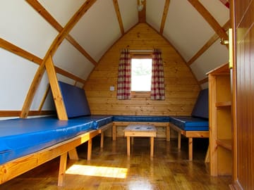 Interior of the pod