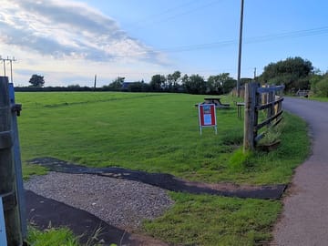 Entrance to the field