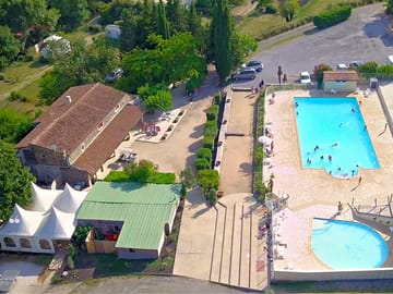 Swimming pool from above