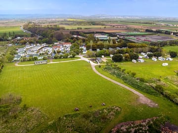 Aerial view of the site