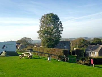 View from the upper pitches
