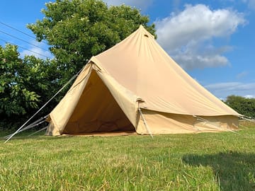 Bell tent exterior