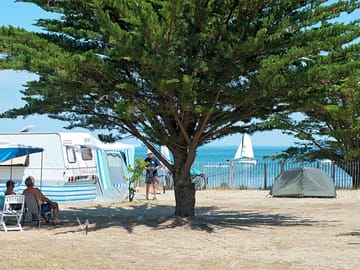 Pitches by the beach