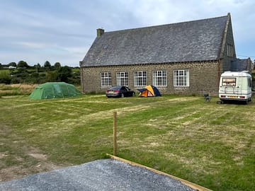 Field for camping and motor homes