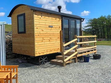 Shepherd's hut exterior