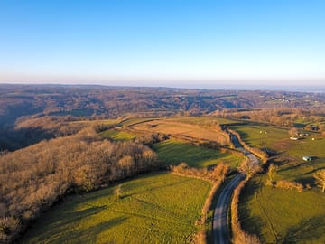 Aerial view of the setting