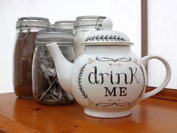 Free tea, fruit teas and coffee available