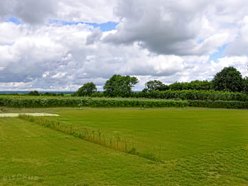 Spacious grass site