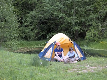 We have a couple of young wildlife ponds you can camp near to with lots of dragonflies in the summer
