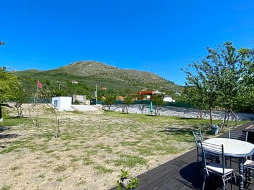 a photo of our camping