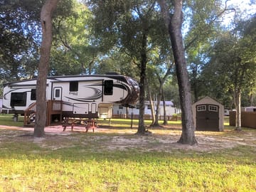 Set up in a sunny or shady spot