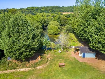The Cabin in its secluded corner