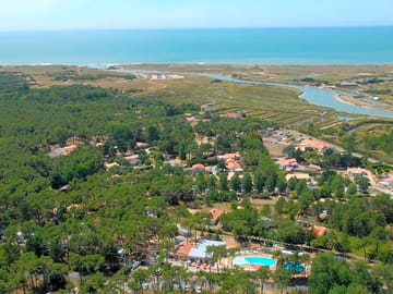 Aerial view of the site