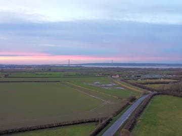Sunset over the neighbouring fields