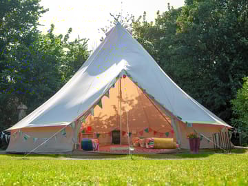 Festival tent exterior