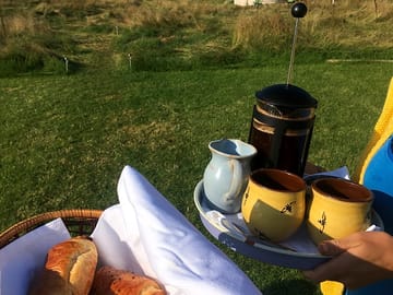 Breakfast options available