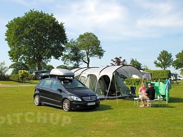 Large tent pitches