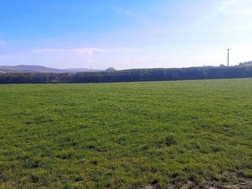 Spacious camping field