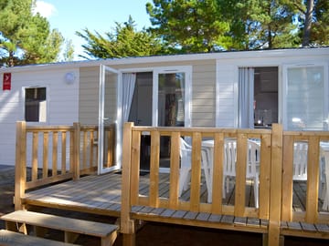 View of the holiday homes
