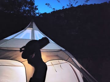 Observe the stars from this fun roof
