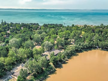 Aerial shot of the site