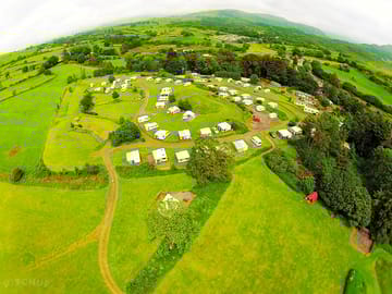 Aerial view of the site
