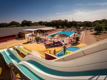 Waterpark with slides