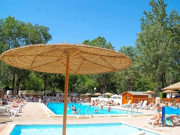 Refresh at the swimming pool
