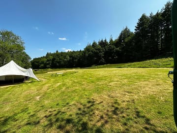 Main camping field, we allow wild camping so you can pitch wherever you like