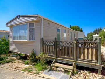 Holiday home with decking